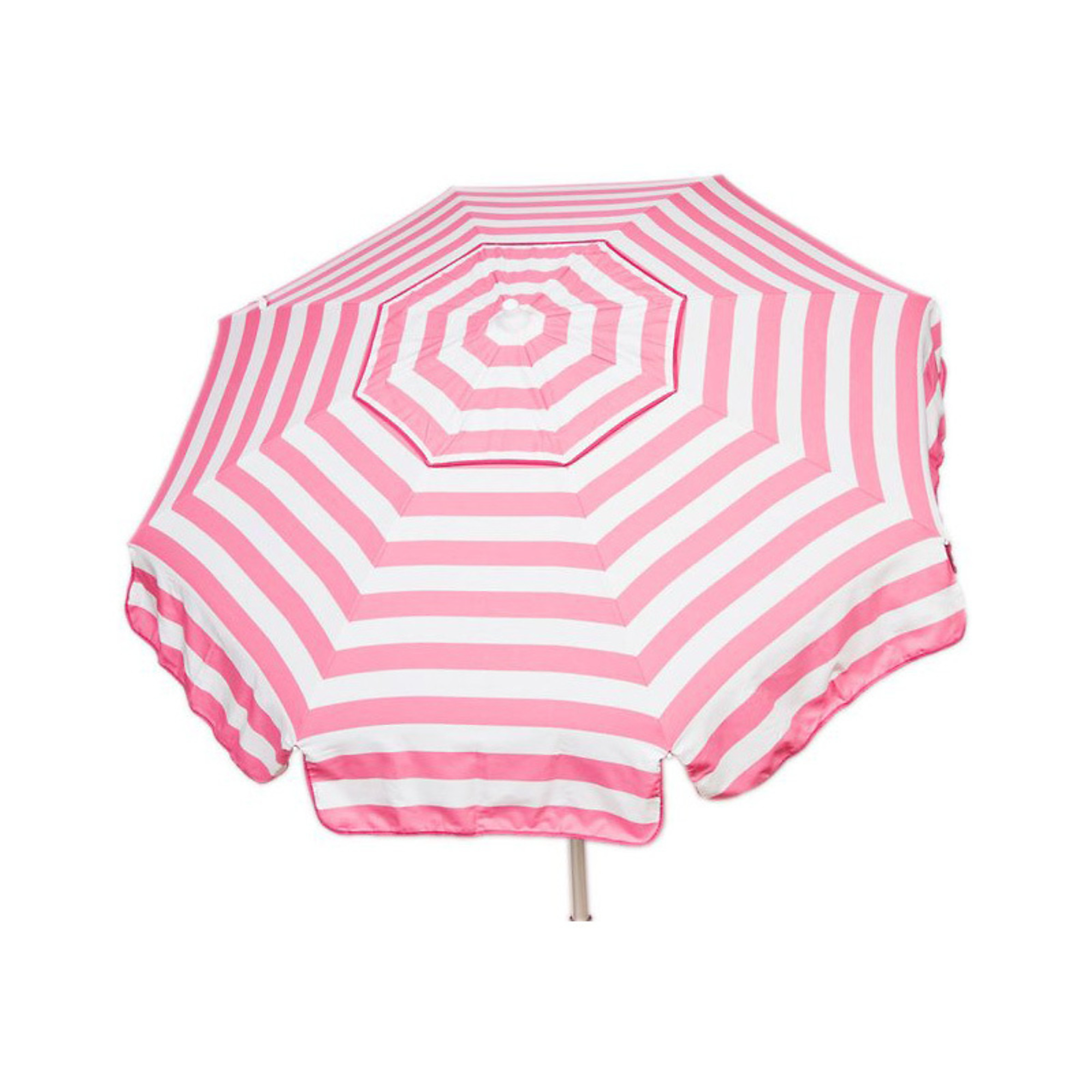 Heininger DestinationGear, Italian 6ft. Patio Umbrella Pink and White, Shape Octagon, Model# 1329